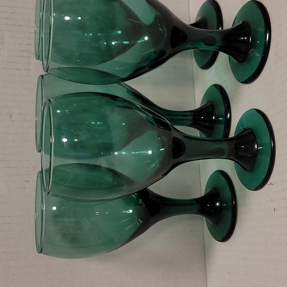 Set of 5 Vintage Libbey Goblets - Picture 5 of 14